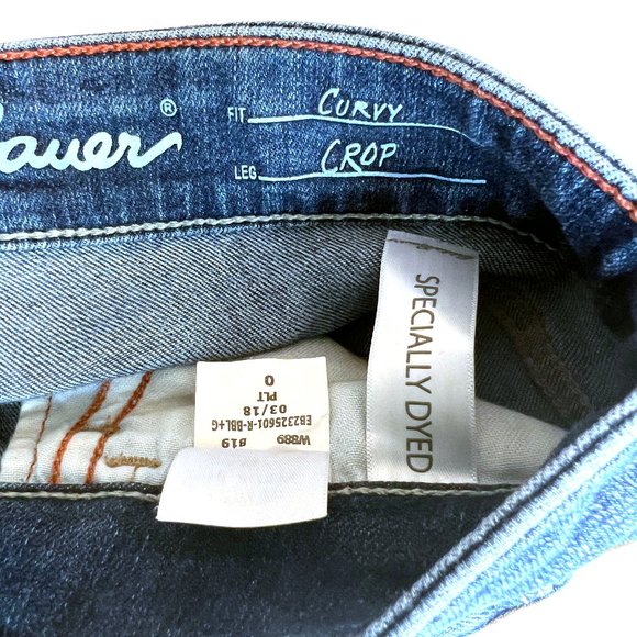 Eddie Bauer Curvy Crop Jeans, size 0 xs - Picture 8 of 10